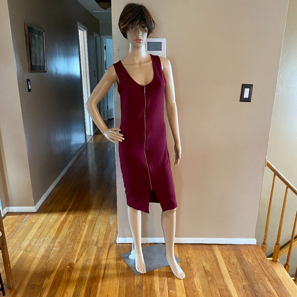 Nicki Minaj Zip Up Sleeveless Rayon Blend Dress Final Price